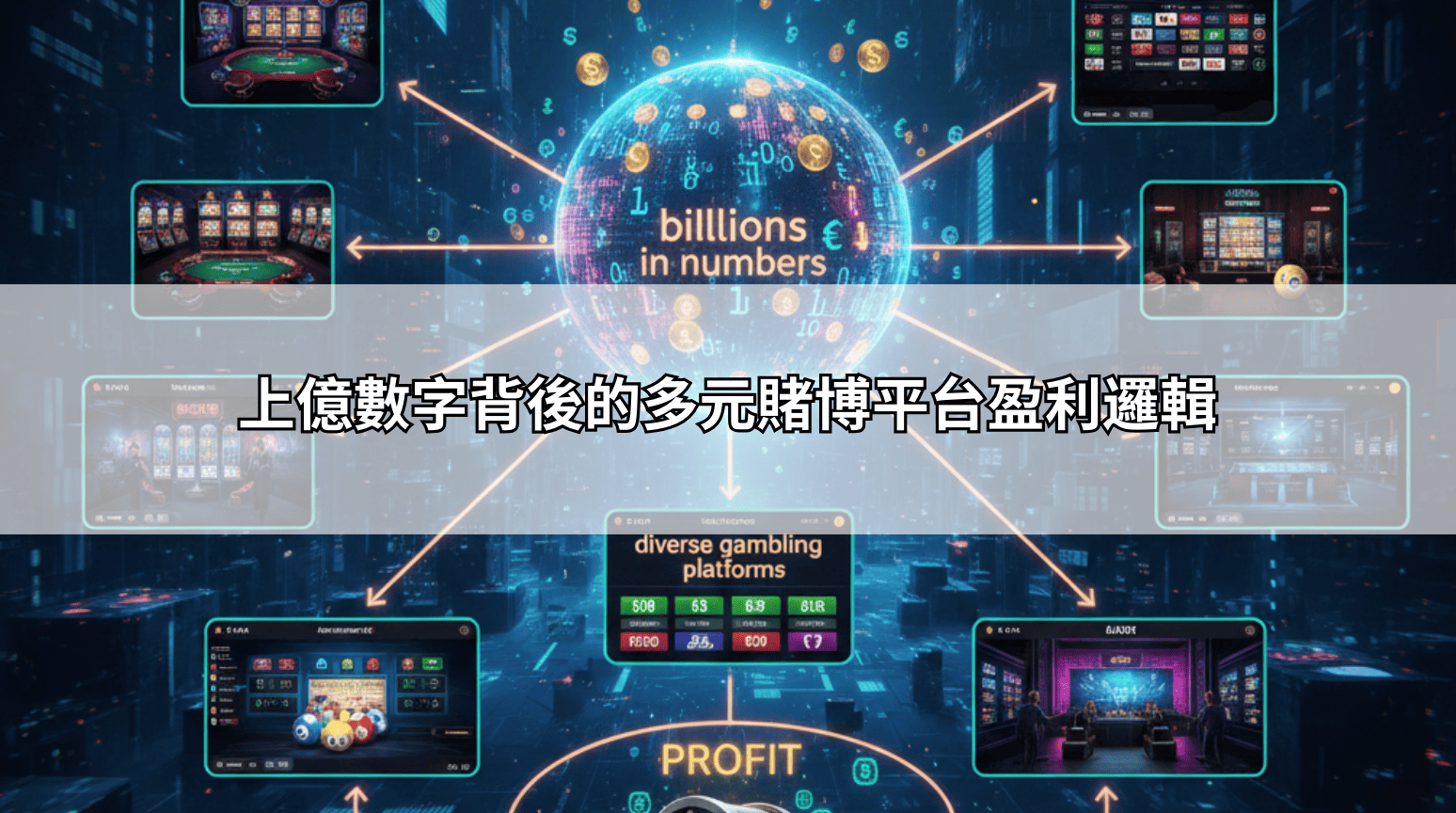 上億數字背後的多元賭博平台盈利邏輯